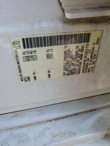 1N4AA5AP3DC818570 - 2013 NISSAN MAXIMA S 白色 照片 13