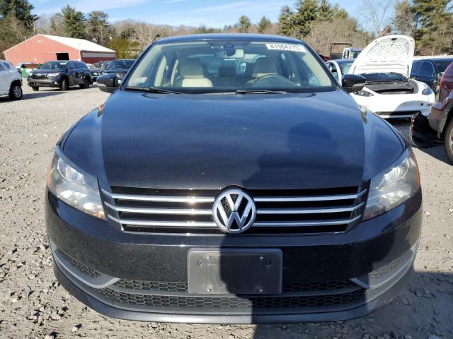 1VWAP7A30DC149866 - 2013 VOLKSWAGEN PASSAT S BLACK photo 5