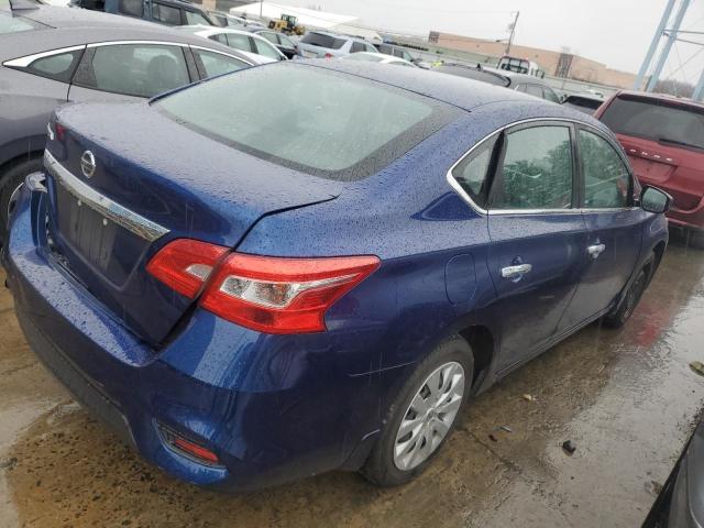 3N1AB7AP1HY409373 - 2017 NISSAN SENTRA S BLUE photo 3