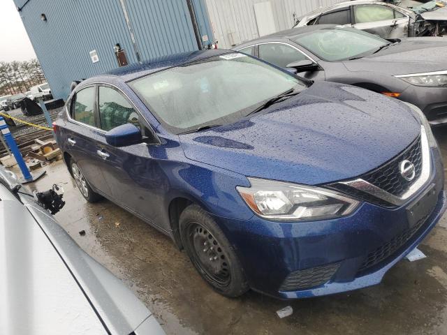 3N1AB7AP1HY409373 - 2017 NISSAN SENTRA S BLUE photo 4