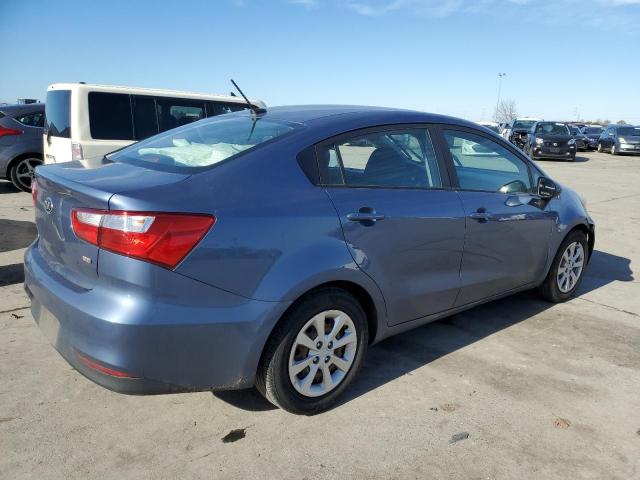 KNADM4A35G6692718 - 2016 KIA RIO LX BLUE photo 3