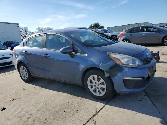 KNADM4A35G6692718 - 2016 KIA RIO LX BLUE photo 4