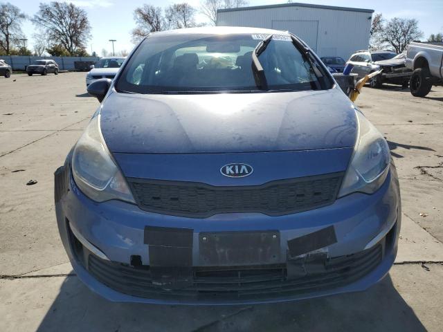 KNADM4A35G6692718 - 2016 KIA RIO LX BLUE photo 5