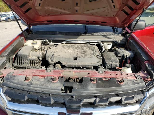 1GCGTBEN6M1266189 - 2021 CHEVROLET COLORADO BURGUNDY photo 11