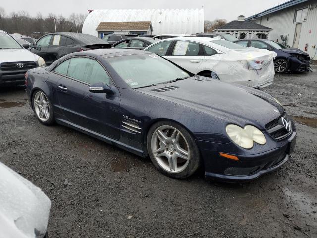 WDBSK74F13F035737 - 2003 MERCEDES-BENZ SL 55 AMG BLUE photo 4