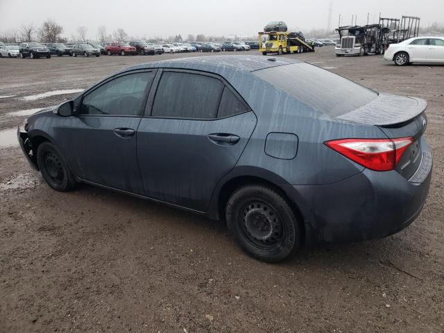 2T1BURHEXGC568676 - 2016 TOYOTA COROLLA L GRAY photo 2