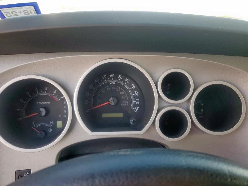 5TBBT54187S453234 - 2007 TOYOTA TUNDRA DOUBLE CAB SR5 RED photo 9