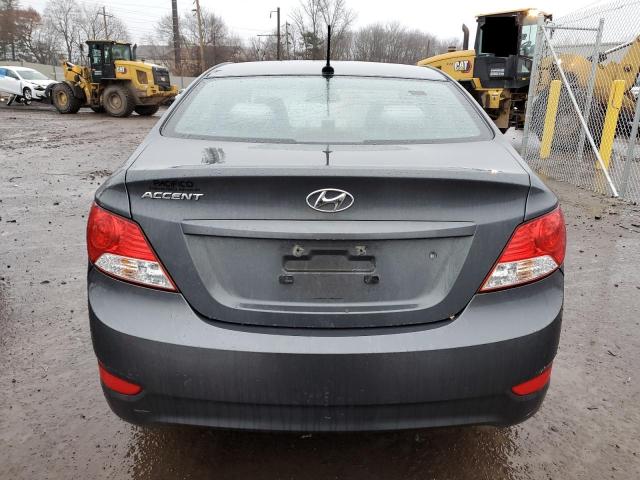 KMHCT4AE5DU294026 - 2013 HYUNDAI ACCENT GLS GRAY photo 6