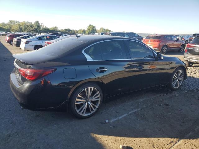 JN1EV7AR8JM437352 - 2018 INFINITI Q50 LUXE BLACK photo 3
