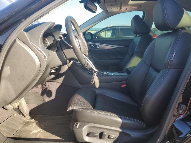 JN1EV7AR8JM437352 - 2018 INFINITI Q50 LUXE BLACK photo 7
