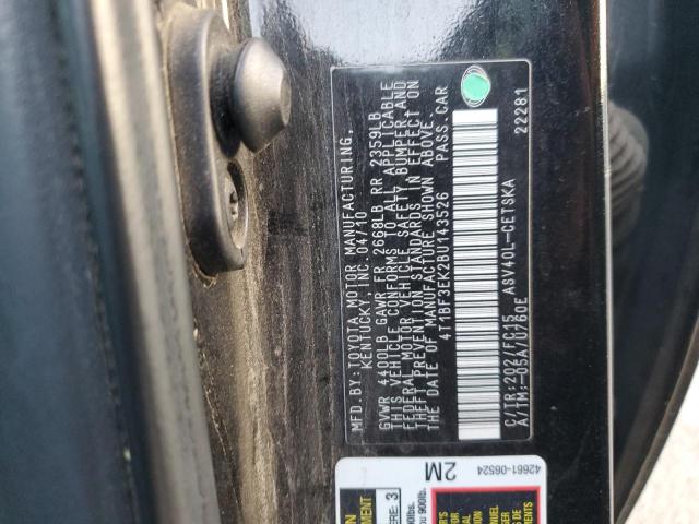 4T1BF3EK2BU143526 - 2011 TOYOTA CAMRY BASE Qara foto 12