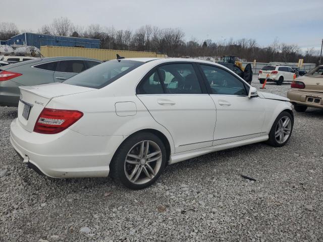 WDDGF8AB3DA801748 - 2013 MERCEDES-BENZ C 300 4MATIC WHITE photo 3