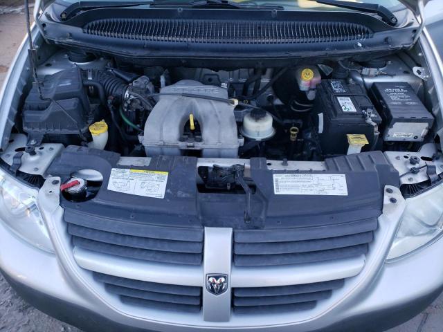 1D4GP25B95B252702 - 2005 DODGE CARAVAN SE SILVER photo 12