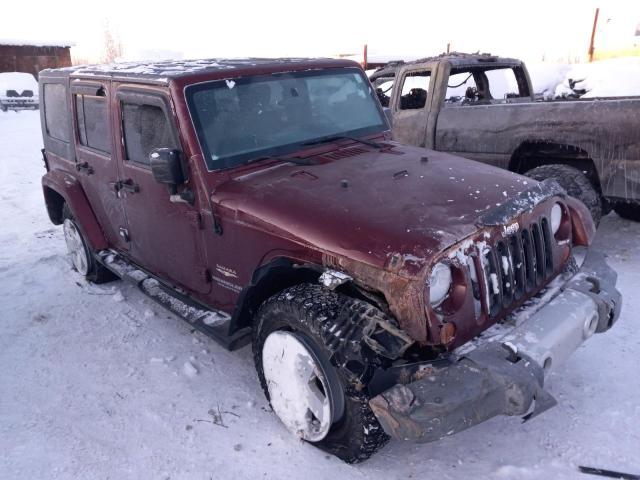 1J8GA59168L639216 - 2008 JEEP WRANGLER SAHARA MAROON photo 4