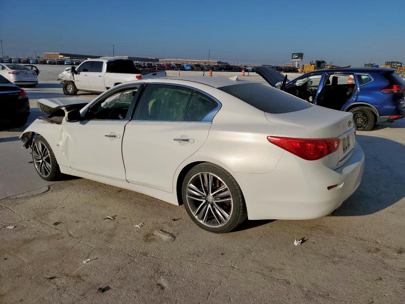 JN1BV7AP2FM331309 - 2015 INFINITI Q50 BASE Ақ фото 2