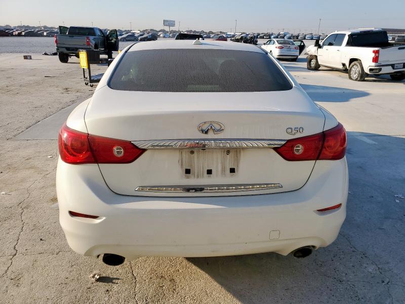 JN1BV7AP2FM331309 - 2015 INFINITI Q50 BASE Ақ фото 6