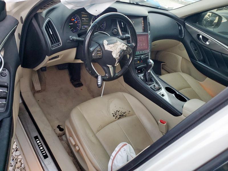 JN1BV7AP2FM331309 - 2015 INFINITI Q50 BASE Ақ фото 8