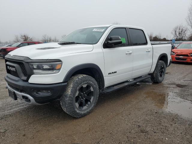 1C6SRFLT8KN758351 - 2019 RAM 1500 REBEL WHITE photo 1