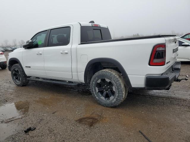 1C6SRFLT8KN758351 - 2019 RAM 1500 REBEL WHITE photo 2