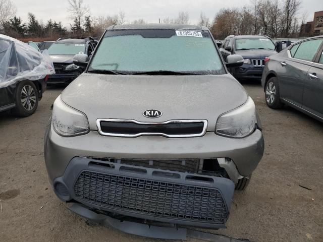 KNDJP3A5XE7005801 - 2014 KIA SOUL + GRAY photo 5