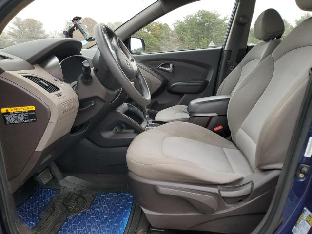 KM8JT3ABXBU122479 - 2011 HYUNDAI TUCSON GL BLUE photo 7