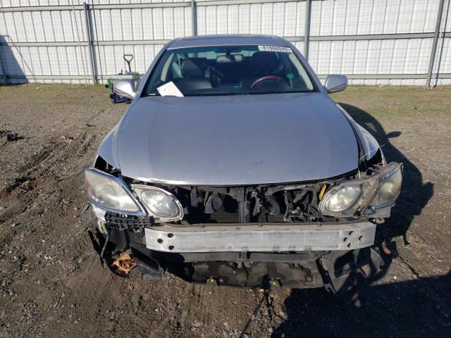 JTHBC96S585014759 - 2008 LEXUS GS 450H SILVER photo 5