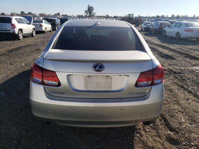 JTHBC96S585014759 - 2008 LEXUS GS 450H SILVER photo 6