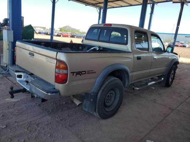 5TEGN92N44Z383914 - 2004 TOYOTA TACOMA DOUBLE CAB PRERUNNER GOLD photo 3