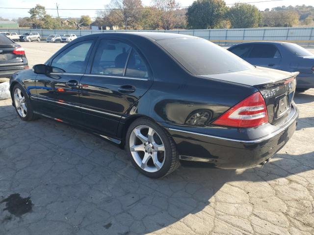 WDBRF52H87F933558 - 2007 MERCEDES-BENZ C 230 BLACK photo 2