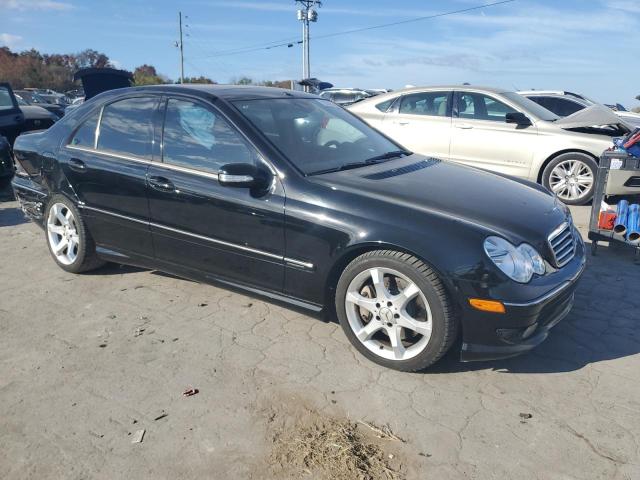 WDBRF52H87F933558 - 2007 MERCEDES-BENZ C 230 BLACK photo 4