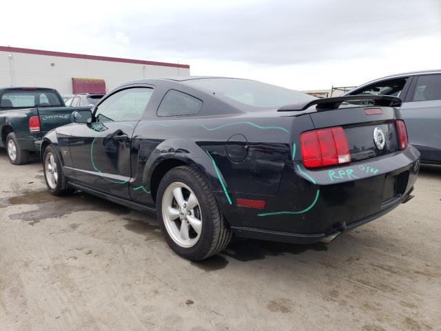 1ZVHT82H775270932 - 2007 FORD MUSTANG GT BLACK photo 2