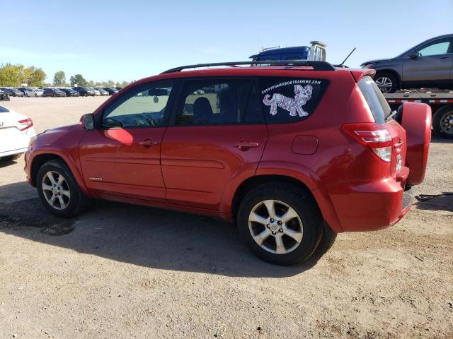 2T3DF4DV9CW174582 - 2012 TOYOTA RAV4 LIMITED Czerwony zdjęcie 2