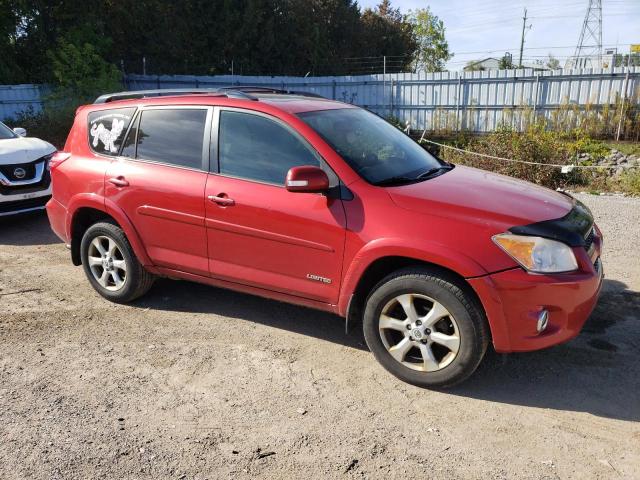 2T3DF4DV9CW174582 - 2012 TOYOTA RAV4 LIMITED Czerwony zdjęcie 4