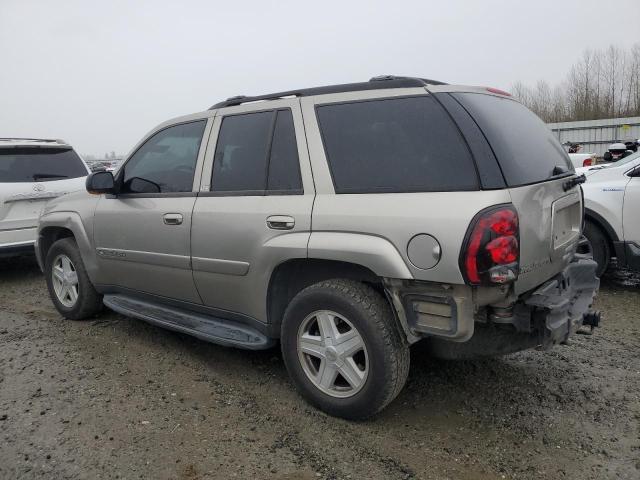 1GNDT13S822376181 - 2002 CHEVROLET TRAILBLAZE BEIGE photo 2