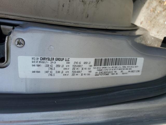 2C4RC1BG5FR561212 - 2015 CHRYSLER TOWN & COU TOURING Gümüş foto 14