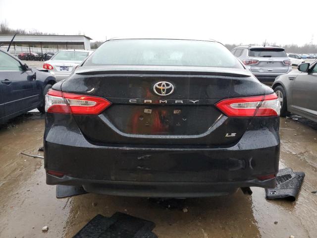 4T1B11HK0JU625313 - 2018 TOYOTA CAMRY L BLACK photo 6