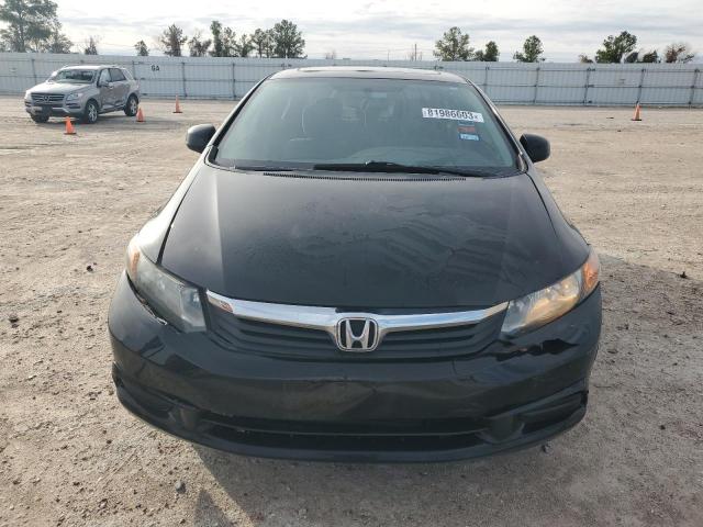 2HGFB2F87CH308300 - 2012 HONDA CIVIC EX BLACK photo 5