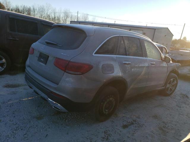 W1N0G8EB2NV376951 - 2022 MERCEDES-BENZ GLC 300 4MATIC SILVER photo 3