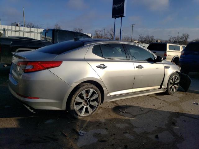 KNAGR4A64B5092280 - 2011 KIA OPTIMA SX SILVER photo 3