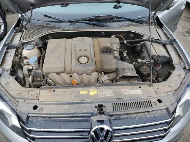 1VWBP7A36CC009646 - 2012 VOLKSWAGEN PASSAT SE SILVER photo 11