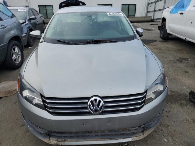 1VWBP7A36CC009646 - 2012 VOLKSWAGEN PASSAT SE SILVER photo 5