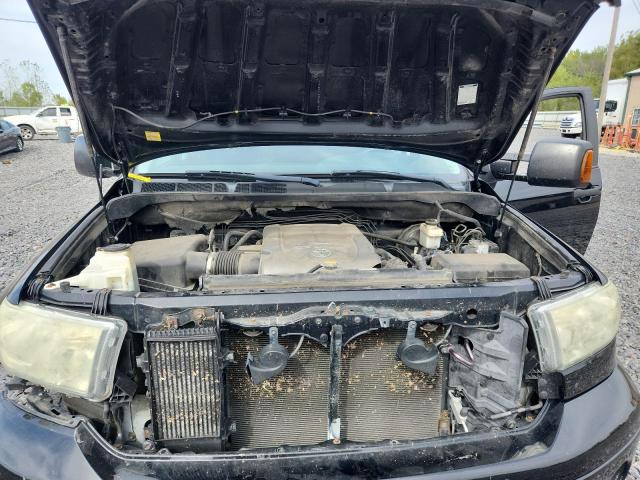 5TFUW5F10AX114103 - 2010 TOYOTA TUNDRA DOUBLE CAB SR5 BLACK photo 11