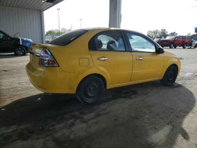 KL1TG56E89B315209 - 2009 CHEVROLET AVEO LT YELLOW photo 3