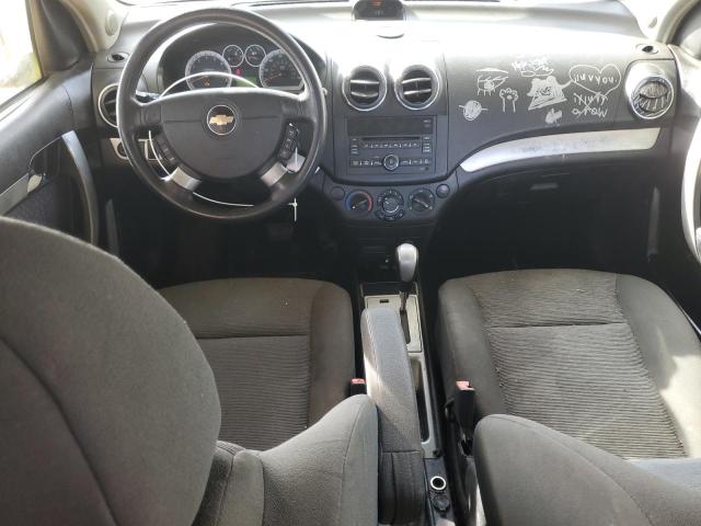 KL1TG56E89B315209 - 2009 CHEVROLET AVEO LT YELLOW photo 8