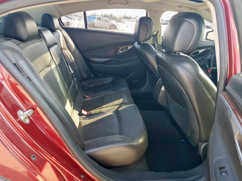 1G4GE5GV2AF221253 - 2010 BUICK LACROSSE CXS RED photo 10
