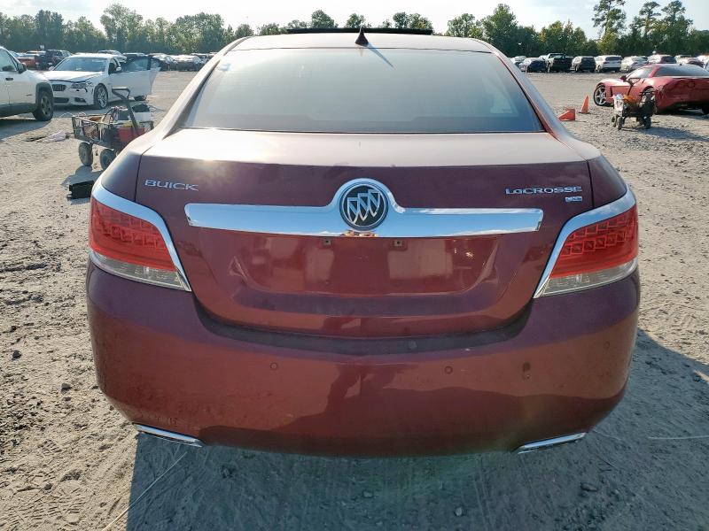 1G4GE5GV2AF221253 - 2010 BUICK LACROSSE CXS RED photo 6