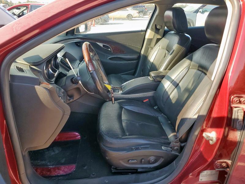 1G4GE5GV2AF221253 - 2010 BUICK LACROSSE CXS RED photo 7