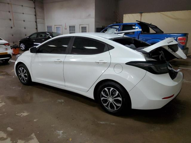 5NPDH4AE6GH688420 - 2016 HYUNDAI ELANTRA SE WHITE photo 2