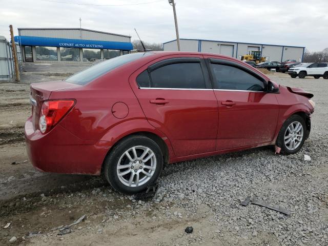 1G1JC5SH1C4231362 - 2012 CHEVROLET SONIC LT RED photo 3