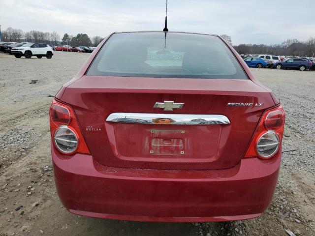 1G1JC5SH1C4231362 - 2012 CHEVROLET SONIC LT RED photo 6